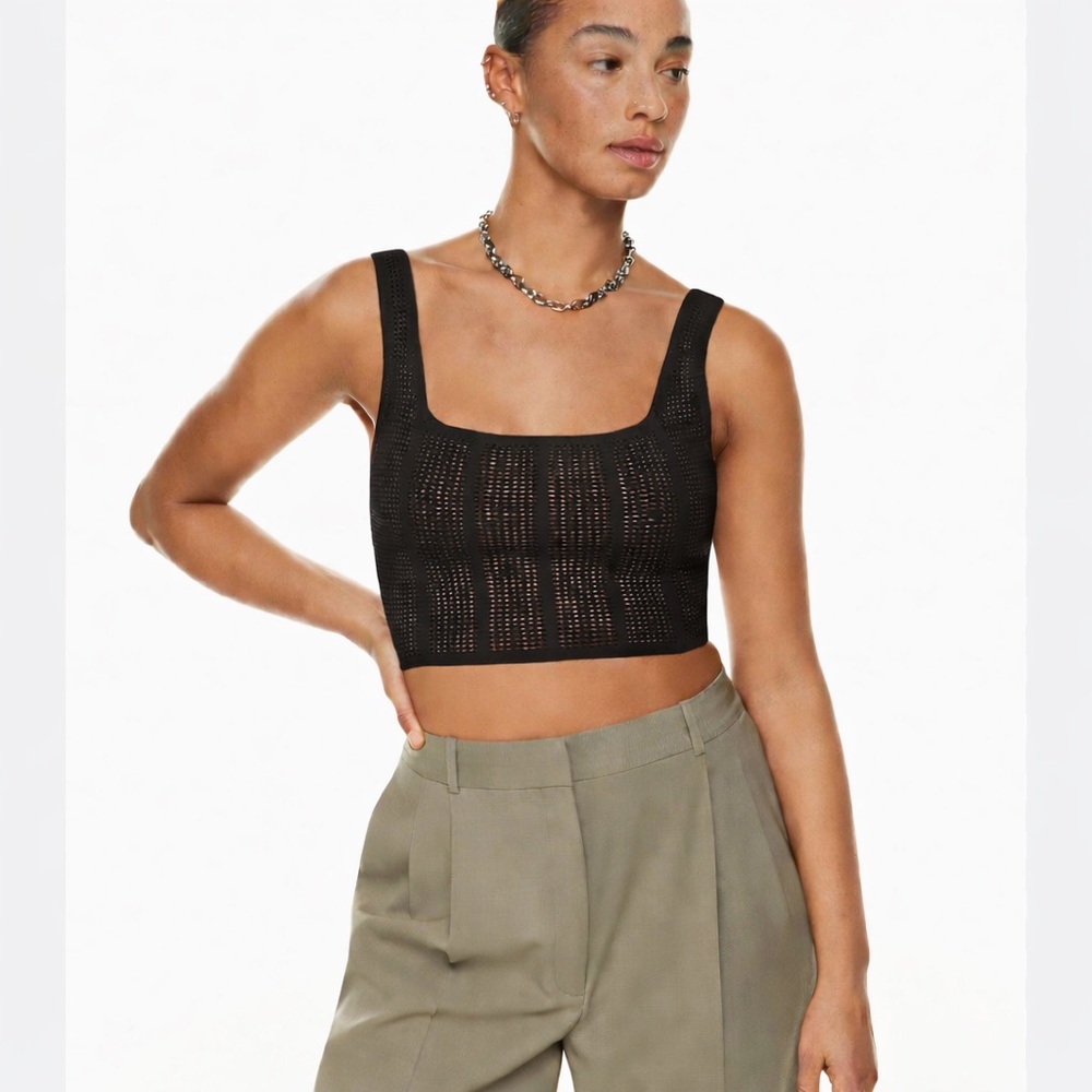 Aritzia Babaton sculpt knit bustier tank- size 2xs
